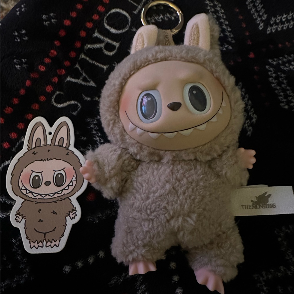 Pop Mart Labubu The Monsters Tasty Macarons Toffee Vinyl Plush Pendant